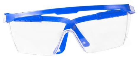 JEWEDECO Outdoorbrille Schutzbrille Staubdicht Spuckschutz Augenmaske Blau Leicht Outdoorbrille Schutzbrille Für Wind Spritzwasser Schutz