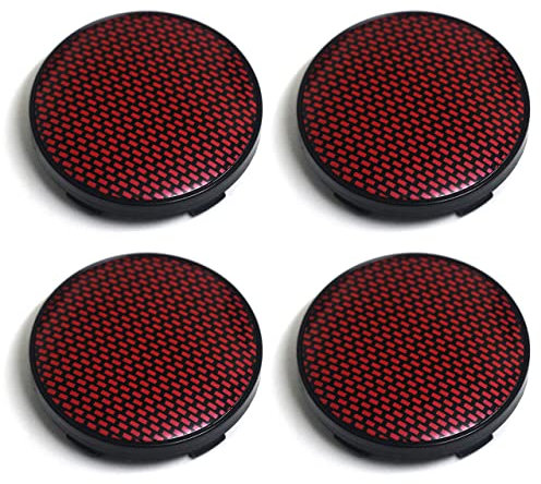 4 Stück Nabendeckel für Seat Ibiza 6F 2017-2022 2023, Felgendeckel Radkappen Wasserdicht Staubdicht Radzierblende Radnaben Abzeichenaufkleber,A