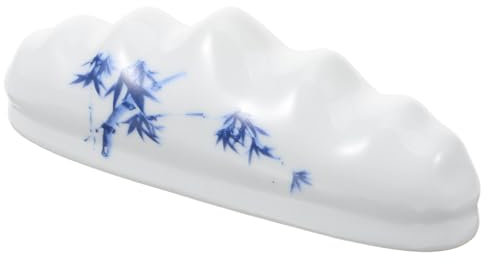 Veemoon Ceramic Bamboo Pen Mountain for Calligraphy Writing Brush Holder Pen Rest Home Office Decor Calligraphy Supplies