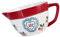 TIDTALEO Pour Spout Mixing Bowl with Handle Ceramic Soup Salad Bowl for Home Kitchen for Baking Serving Creative Design for Friends
