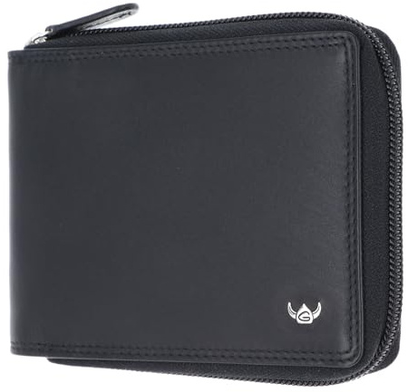 Golden Head Leder Geldbörse Polo RFID Protect RV-Scheintasche 1367 Schwarz