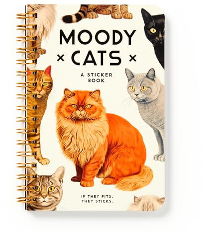 Moody Cats Sticker Book (A Brass Monkey Sticker Book)