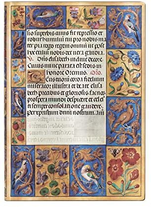 Spinola Hours (Ancient Illumination) Midi Lined Softcover Flexi Journal: Flexi softcover, 100 gsm, ribbon marker, memento pouch, elastic closure