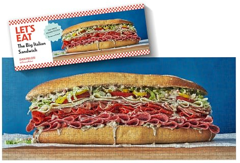 The Big Italian Sandwich Puzzle: 560-Piece Jigsaw Puzzle (Based on A Recipe from The Grossy Pelosi Cookbook Let's Eat!)