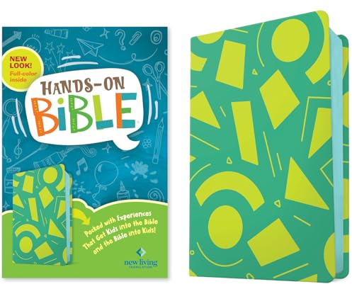 NLT Hands-On Bible, Third Edition (Leatherlike, Green Lines and Shapes): Nlt Hands-on Bible - Leatherlike, Green Lines and Shapes: New Living Translation, Green Lines and Shapes, Leatherlike