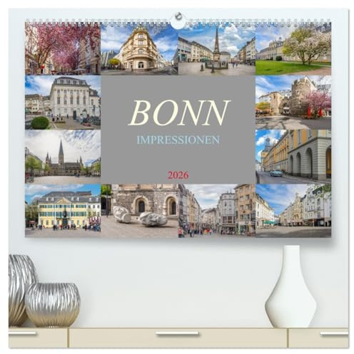 Bonn Impressionen (hochwertiger Premium Wandkalender 2026 DIN A2 quer), Kunstdruck in Hochglanz: Holen Sie sich jetzt Ihren persönlichen Begleiter ... von Bonn jeden Tag aufs Neue! (CALVENDO Orte)