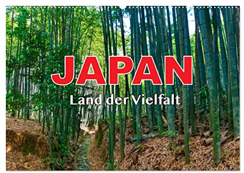 Japan - Land der Vielfalt (Wandkalender 2026 DIN A2 quer), CALVENDO Monatskalender: Japan, Asiens Land der aufgehenden Sonne, eine Insel mit unzähligen Facetten. (CALVENDO Orte)
