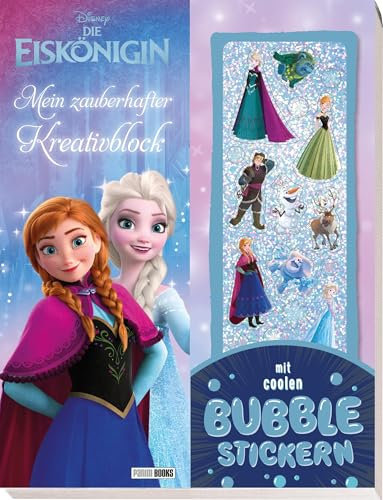 Disney Die Eiskönigin: Mein zauberhafter Kreativblock: Malblock mit Bubble-Stickern