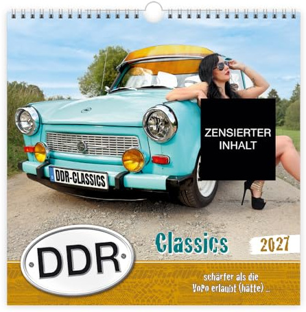 TRÖTSCH - Erotikkalender DDR Classics 2027 schärfer als die VOPO erlaubt (hätte)