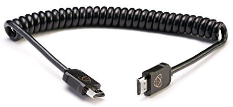 Atomos ATOM4K60C6 Câble HDMI Full 40 cm, connecteur coulé (80 cm Extended) Noir