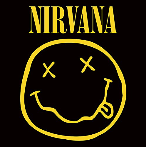 Nirvana 'Smiley', 40 x 40 cm Kunstdruck, Ungerahmt, Acryl, Mehrfarbig, Quadratisch, Querformat, Matte, Wandmontage, Wohnzimmer, Retro, Indoor, Druck