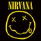 Nirvana 'Smiley', 40 x 40 cm Kunstdruck, Ungerahmt, Acryl, Mehrfarbig, Quadratisch, Querformat, Matte, Wandmontage, Wohnzimmer, Retro, Indoor, Druck