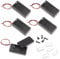 LAMPVPATH (Pack of 5) 9v Battery Holder, 9 Volt Battery Holder with Switch, 9v Battery Case with Switch