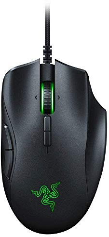 Razer Naga Trinity MOBA/MMO Gaming Mouse - 16,000 DPI 5G Optical Sensor