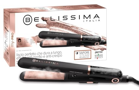 BELLISSIMA Plancha IMETEC Pelo Vapor Profesional Ceramica 230º Placas BASCULANTESJP20