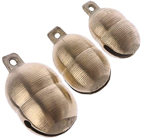 Freshsell Kuhpferd Schaf Weideglocke Anti-Verlust Laute Glocke für Bauernhof Tiere, Metalllegierung, S, M, L, 1 Stück