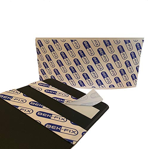BEK-FIX® 8 Pack Number Plate Sticky Pads Double Sided Foam Pads for Number Plates Car License Plates Fixing Pads