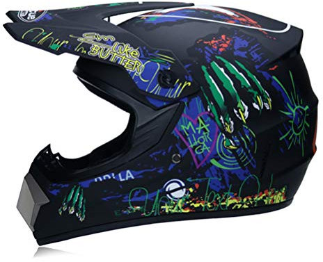 Moto Casque Motocross Casque Hors Route Offroad Cartoon Kinder Motorradhelm