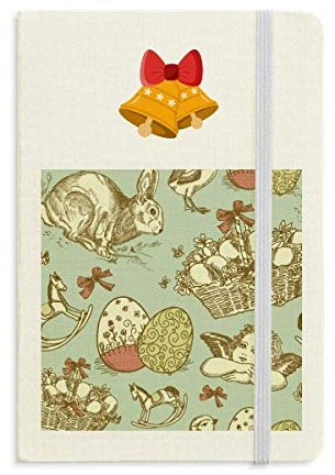 Notizbuch, Notizbuch, Notizbuch, Motiv: Pferd, mit Glöckchen