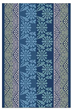 Bassetti Piazza dei Miracoli B1 Gästetuch 100% Baumwolle blu blau Größe: 40 x 60 cm, 9314533, 40x60 cm