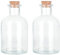 Magic Season Bouteilles Décoratives en Verre - Bouteilles Rondes de 150 ml (2 pièces)