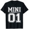 MINI 01 Familien Outfit | Mutter Vater Kind Set Partnerlook T-Shirt