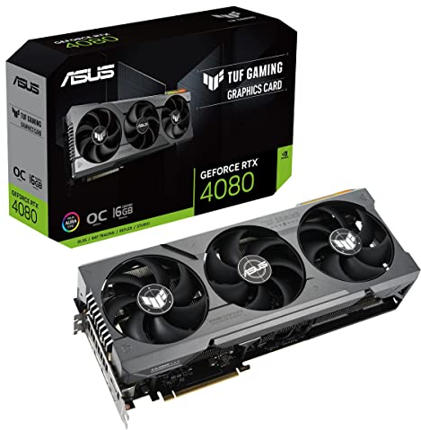 ASUS TUF GeForce RTX 3080 OC Edition 12GB Gaming Grafikkarte (LHR (Lite Hash Rate), Nvidia Ampere, PCIe 4.0, DLSS, Raytracing, GDDR6X Speicher, HDMI 2.1, DisplayPort 1.4a, TUF-RTX3080-O12G-GAMING)