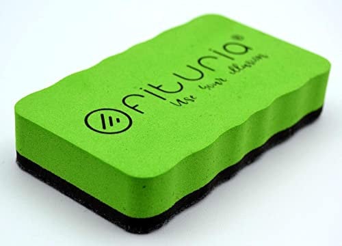 Magnetischer Radierer für Whiteboard, gelber Radierer, Vileda und andere Marken von magnetischen Whiteboards und löschbaren Markierungen (Grün)