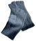 Prettystern Herren Kaschmir-Wolle Halbfinger Cashmere fingerlose Handschuhe Kaschmir Handstulpen Blau Jeansblau