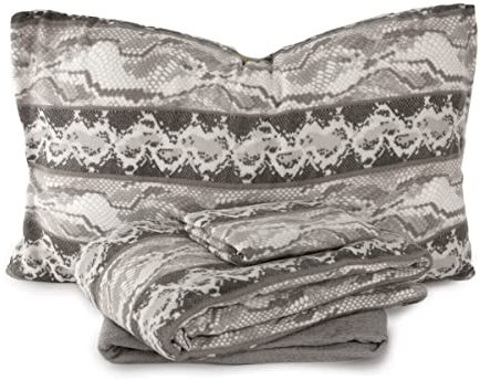 Caritex Completo Lenzuola in Pile Pitonato Matrimoniale K863