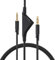 kwmobile Cable Compatible con Logitech Astro A50 / A40TR / A40 / A30 / A10 - Cable para Cascos de 200 cm con Conector Jack Negro