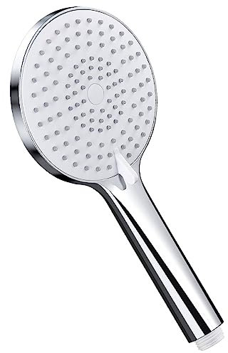 Cobbe Shower Head,High Pressure Showerhead with 3 Sprays,Water Saving Showerheads, Handheld Shower Heads for Bathroom,Chrome
