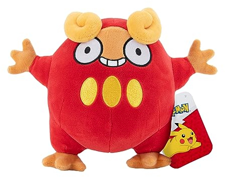 Pokémon PKW3086-20cm Plüsch - Flampion, offizielles Plüsch