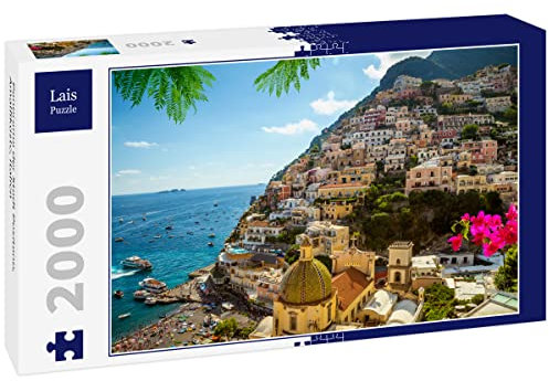 Lais Puzzle Panorama der Stadt Positano, Amalfiküste, Italien 2000 Teile