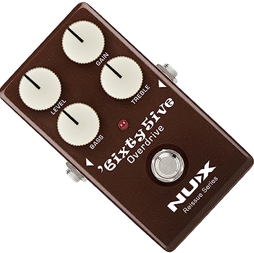 NUX 6ixty 5ive Overdrive Guitar Effects Pedal