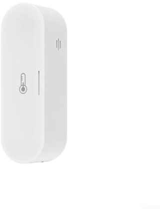 Sensor de temperatura y humedad, sensor de termómetro higrómetro inteligente con para HomeKit para controlador de higrómetro Tuya Zig-bee