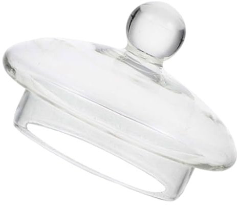 FELTECHELECTR Teekrug Deckel der Teekannendeckel aus Glas Deckel für Tee-Ei Teekannen Ersatzdeckel Teekannenabdeckung Wasserkrug Teetassendeckel klarer teekannendeckel Leck