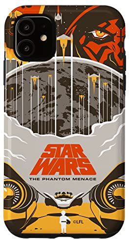 iPhone 11 Star Wars The Phantom Menace Illustrated Movie Poster Case