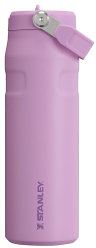 Stanley IceFlow Flip Straw 2.0 Borraccia da 680,4 g, cannuccia integrata con grande apertura, leggera e resistente alle perdite, in acciaio inox isolante, senza BPA, lilla