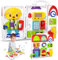 20 in 1 Montessori Busy Board per Giochi Bambini.Musica,Luce,Colore e Tatto,Giocattolo sensoriale per Lo Sviluppo motorio fine.per Ragazzi/Ragazze dai 18 Mesi+.Giocattoli per la Prima educazione