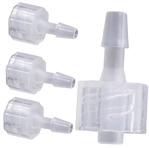 KICHOUSE 8 Stücke Luer-lock Armaturen Set Pp Kunststoff Luer-lock Adapter Invertiert Haken