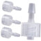 KICHOUSE 8 Stücke Luer-lock Armaturen Set Pp Kunststoff Luer-lock Adapter Invertiert Haken