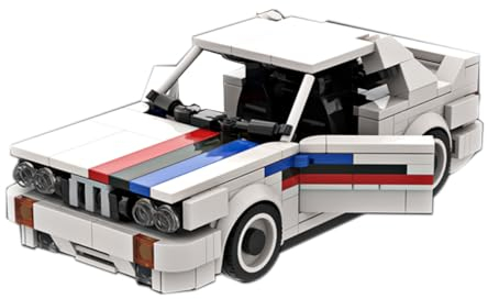 SAYN Technik Sportwagen Bausteine für BMW E30 M3, 361 Teile Technik Auto Rennwagen Modell, Kompatibel mit Lego Technik
