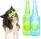 EliphonTowne 2 Pcs Squeaky Dog Toys - Ball in A Bottle Dog Toy, Indoor & Outdoor Interactive Pet Chew Toy, Bottle Shape Toys for Boredom, pet animalcage 0604