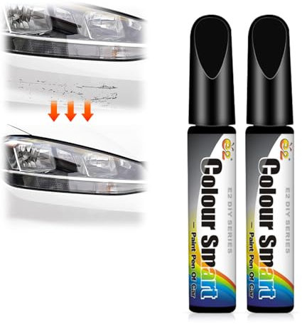 ComedyKing Car Scratch Remover Pen, Stylo Retouche Peinture Carrosserie, Stylo Anti Rayure Voiture, Solution Rapide pour Carrosserie, 12ml Stylo Réparation des Rayures Auto De Peinture (1, Noir)