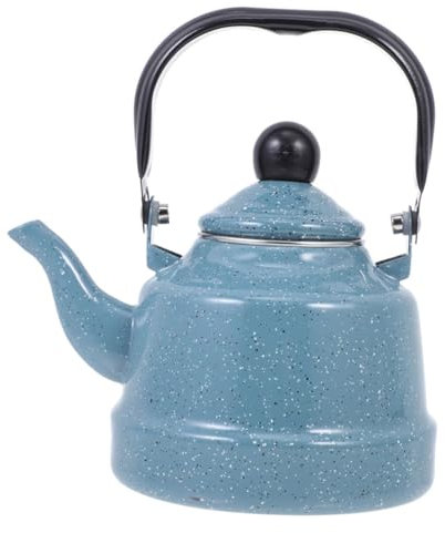 Zerodeko Enameled Teakettle for Stovetop Practical Kitchen Teapot for Tea Lovers