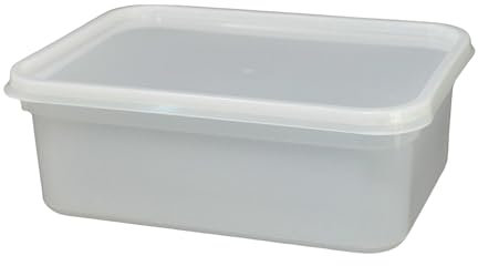 CaterCo 2L Plastic Ice Cream Food Storage Containers with Lids - 20 Pack - BPA-Free, Leakproof, Freezer & Microwave Safe Tubs for Meal Prep & Storage (2L Containers with Lids - 20 Pack)