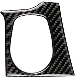 Adesivo decorativo in fibra di carbonio, accessorio decorativo compatibile con BMW Serie 3 F30 F34 GT 2013-2018 (pulsante di avvio interruttore motore 13)