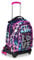 Seven Trolley Scuola Jack 3 Ruote, Viola Fucsia, Zaino Con Carrxllo Sganciabile Da 34 L, Tasca Borraccia e Crossover System, Maneggevole,Zaino Resistente, Scuola Elementare e Media, Zaino Bambina