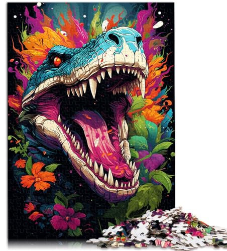 Puzzle für Erwachsene 1000 Teile Deinosuchus Hand Speed Competition ganze Familie 26x38cm